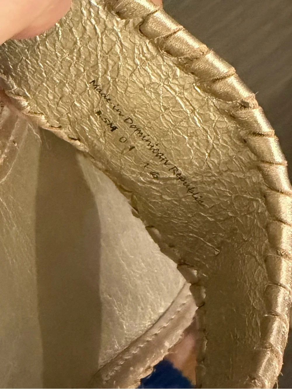 Jack Rodgers Metallic Gold Wedge